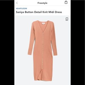 Saniya Button Detail Knit Midi Dress from Stitch Fix